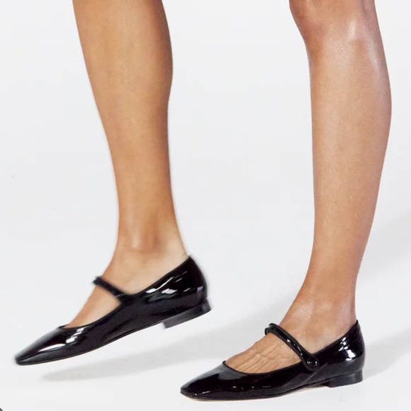 NWT Doen Daphne patent leather flats, size 40 (9 or 9.5 in my opinion) - Picture 2 of 3